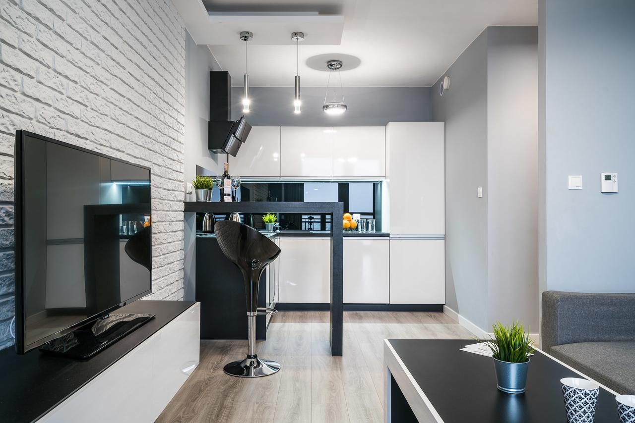 Rentplanet - Odra Tower Lejlighed Wrocław Eksteriør billede