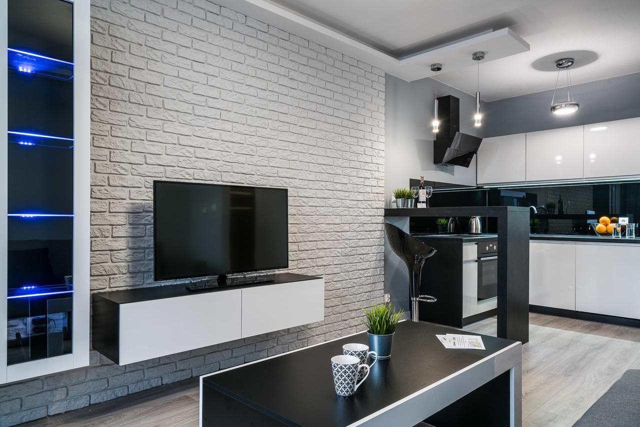 Rentplanet - Odra Tower Lejlighed Wrocław Eksteriør billede