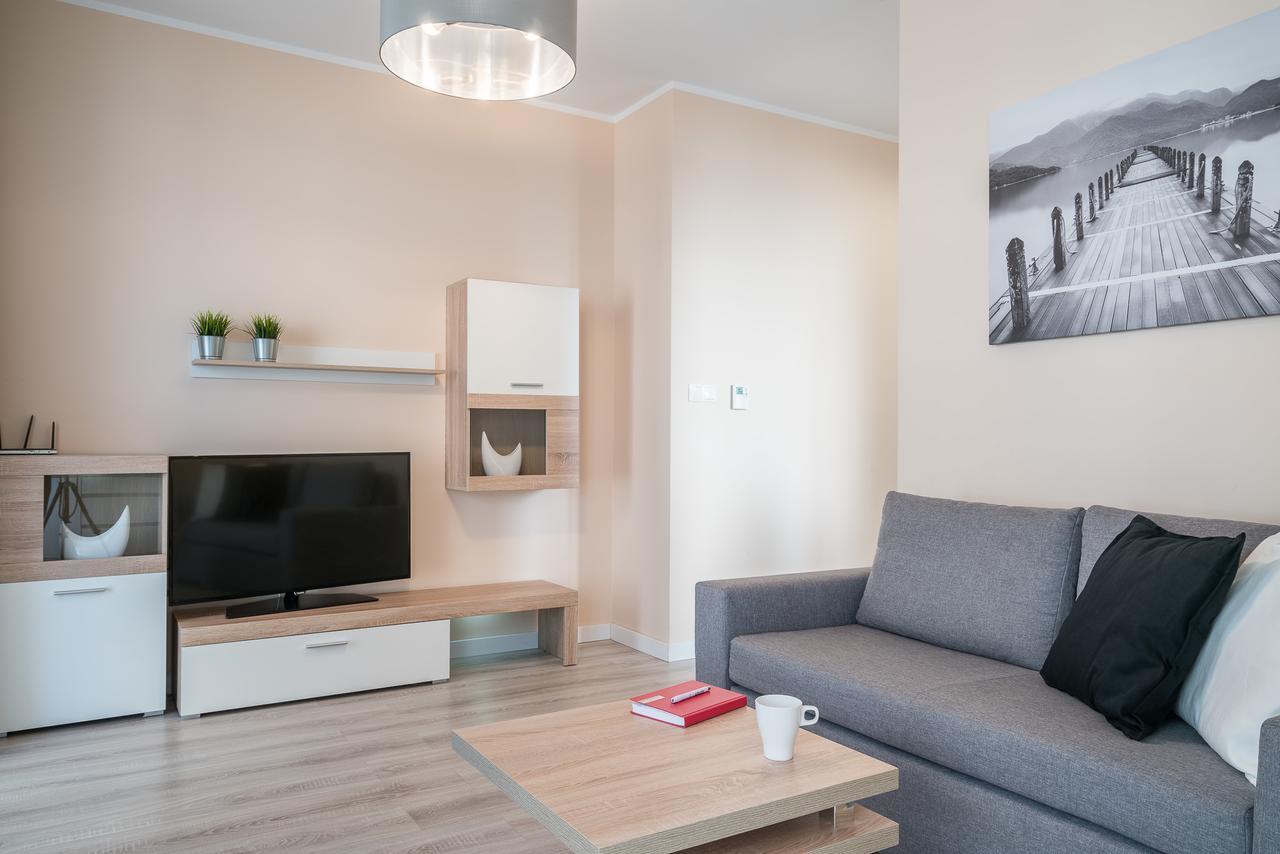 Rentplanet - Odra Tower Lejlighed Wrocław Eksteriør billede