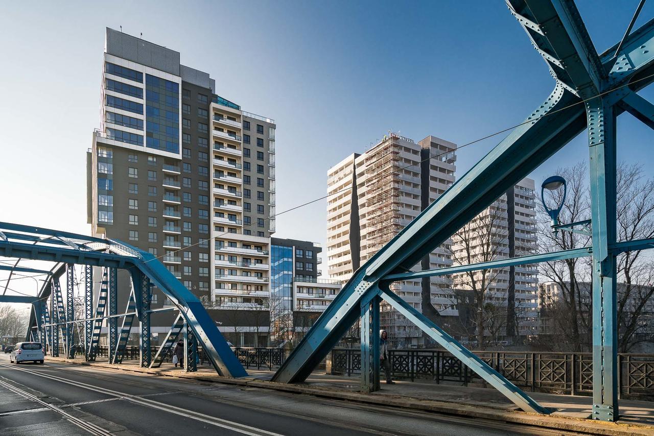 Rentplanet - Odra Tower Lejlighed Wrocław Eksteriør billede