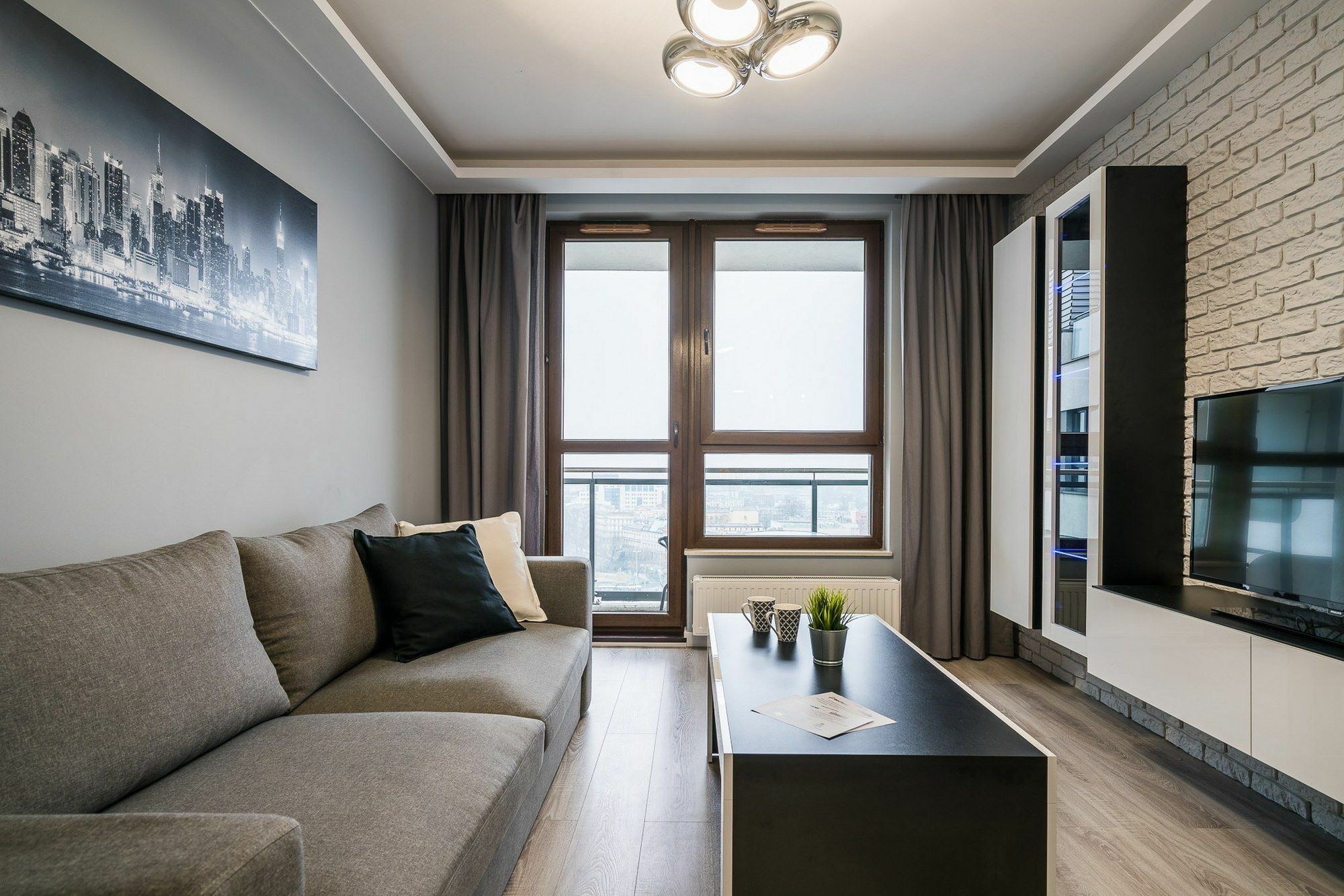 Rentplanet - Odra Tower Lejlighed Wrocław Eksteriør billede