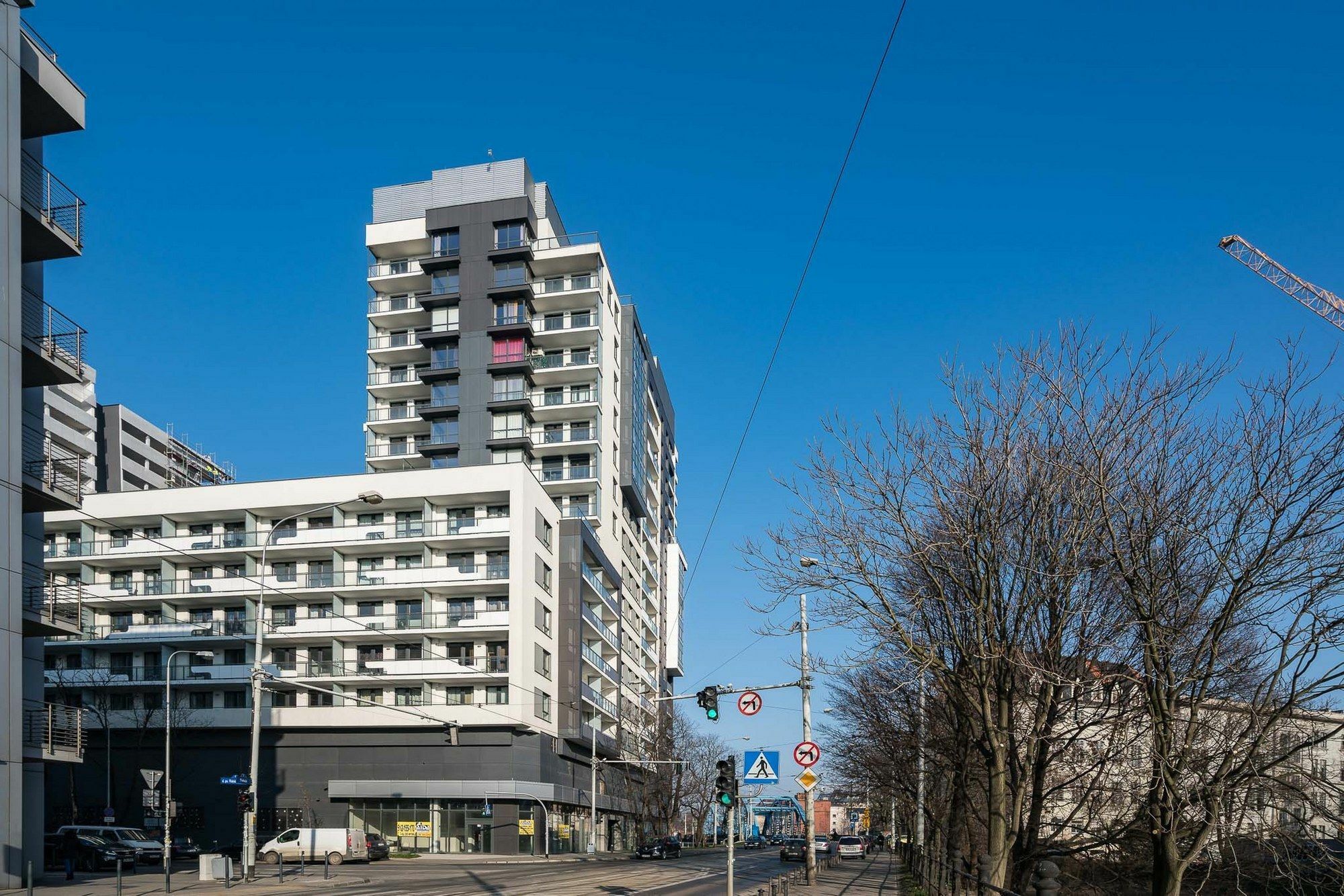 Rentplanet - Odra Tower Lejlighed Wrocław Eksteriør billede
